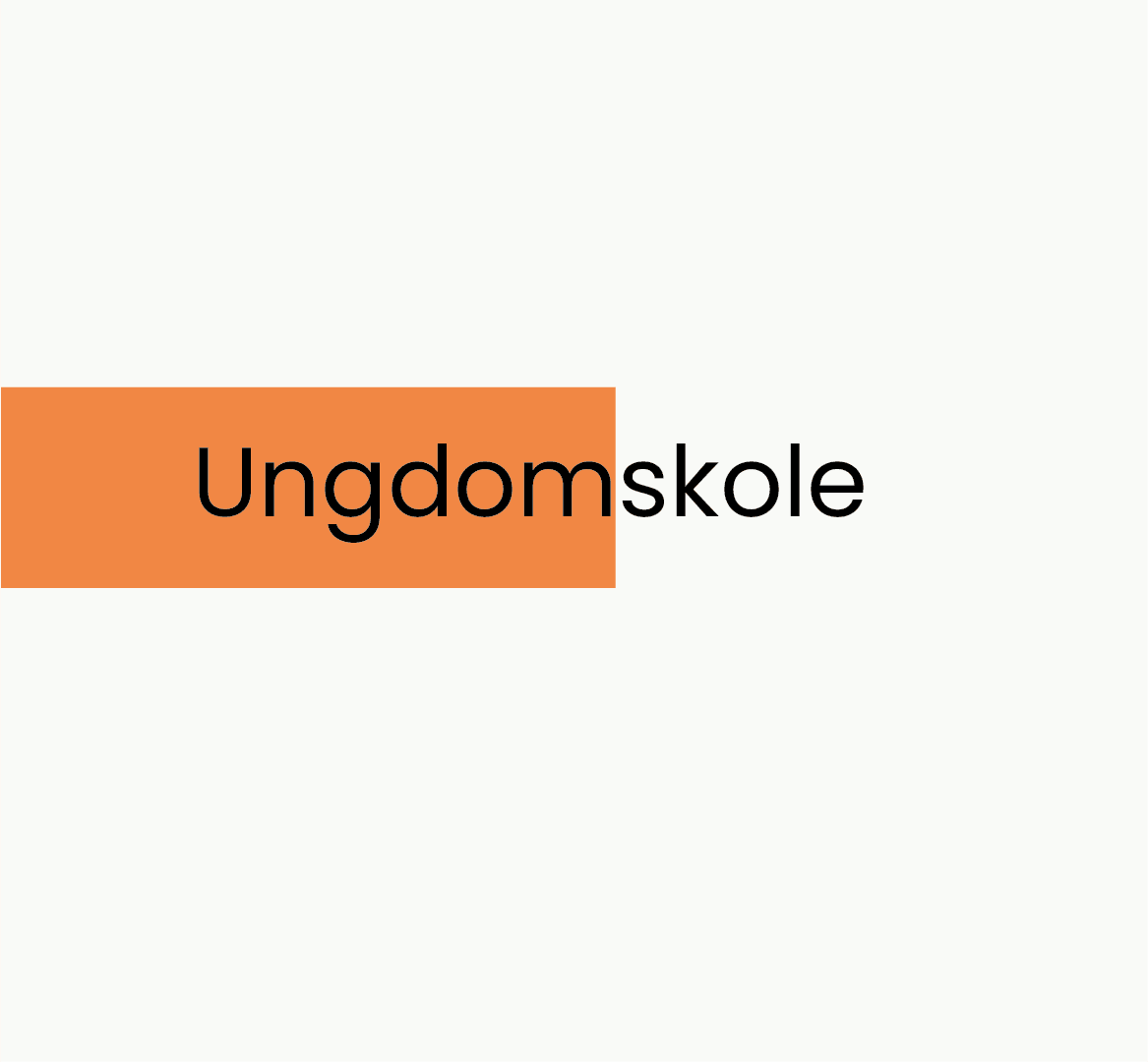 ungdomskole